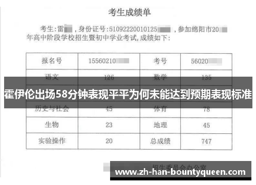 霍伊伦出场58分钟表现平平为何未能达到预期表现标准 霍伊伦出场58分钟表现平平为何未能达到预期表现标准